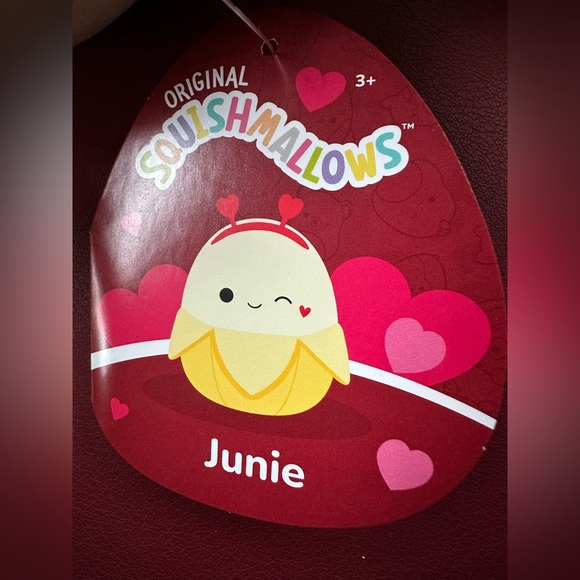 Nwt 5"  💝 Junie the Banana Squishmallow Valentine - Picture 2 of 3